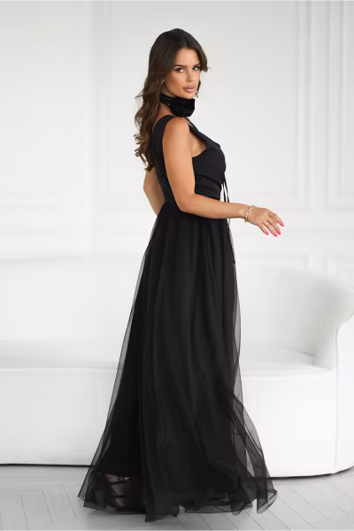 Sukienka Model 318-06 Black - Bicotone — zdjęcie 3