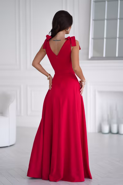Sukienka Model 231-02 Red - Bicotone — zdjęcie 2