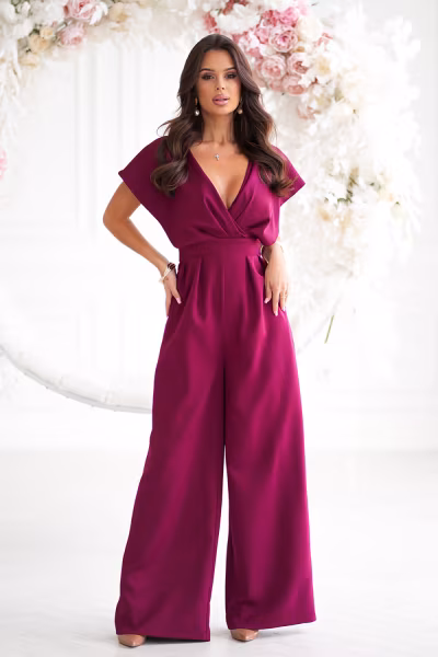 Kombinezon Model 289-10 Bordo - Bicotone — zdjęcie 2