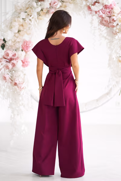 Kombinezon Model 289-10 Bordo - Bicotone — zdjęcie 3