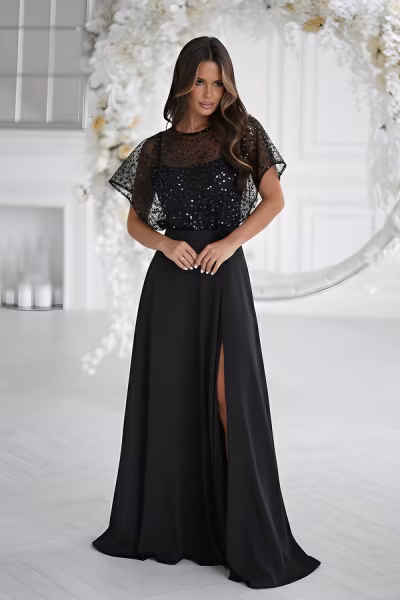Sukienka Model 333-06 Black - Bicotone — zdjęcie 1
