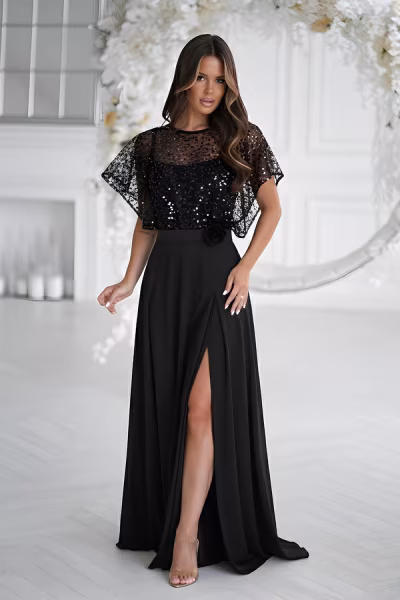 Sukienka Model 333-06 Black - Bicotone — zdjęcie 2