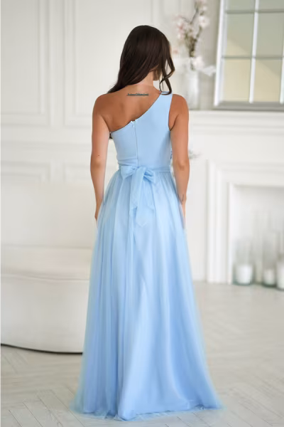 Sukienka Model 332-08 Baby Blue - Bicotone — zdjęcie 3