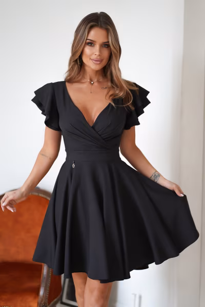 Sukienka Model 281-06 Black - Bicotone — zdjęcie 1