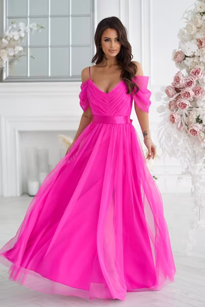 Sukienka Model 310-07 Fuksja - Bicotone — zdjęcie 1