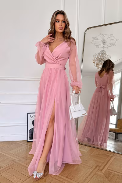Sukienka Model 302-20 Dirty Pink - Bicotone — zdjęcie 1