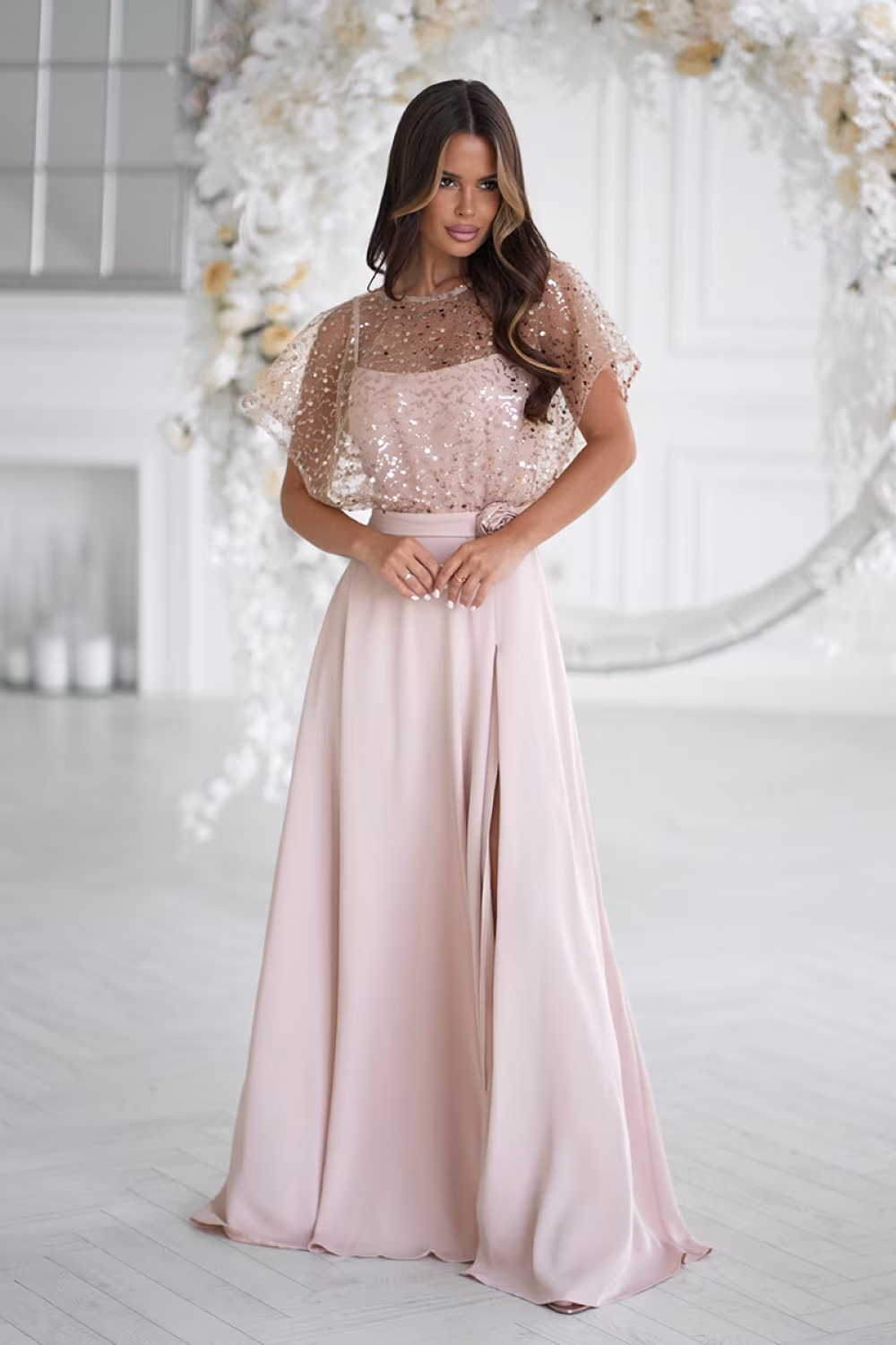 Sukienka Model 333-21 Beige - Bicotone