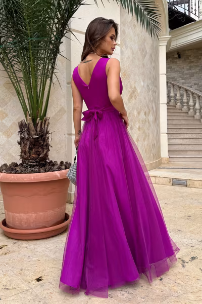 Sukienka Model 248-51 Violet - Bicotone — zdjęcie 3