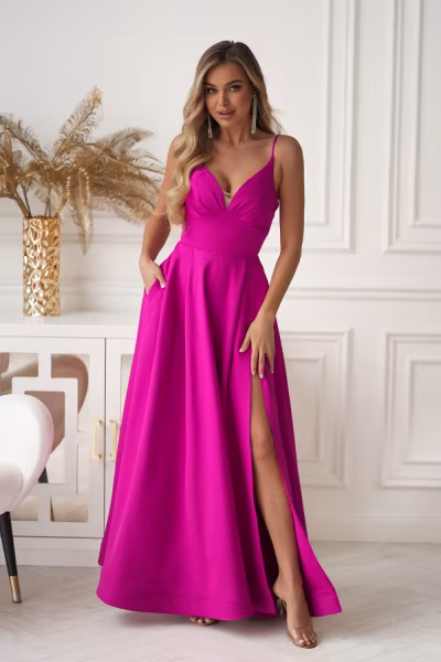 Sukienka Model 341-07 Fuksja - Bicotone — zdjęcie 1