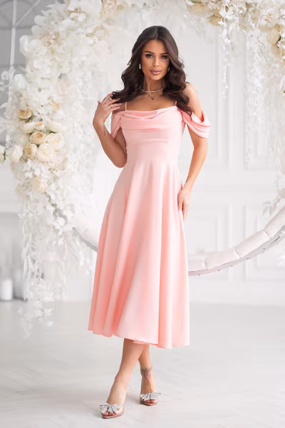 Sukienka Model 325-17 Morela - Bicotone — zdjęcie 1
