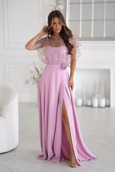Sukienka Model 333-20 Dirty Pink - Bicotone — zdjęcie 1
