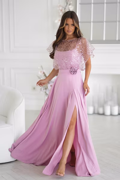 Sukienka Model 333-20 Dirty Pink - Bicotone — zdjęcie 2