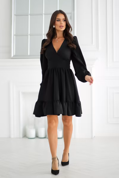Sukienka Model 322-06 Black - Bicotone — zdjęcie 2