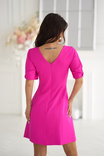 Sukienka Model 326-07 Fuksja - Bicotone — zdjęcie 3