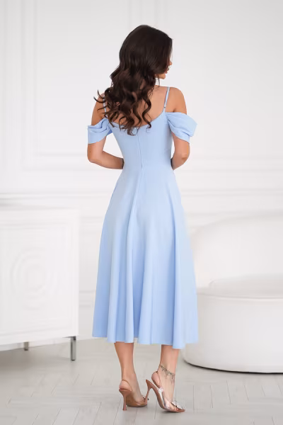 Sukienka Model 325-08 Baby Blue - Bicotone — zdjęcie 2