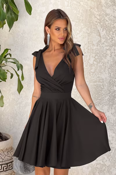 Sukienka Model 2209-06 Black - Bicotone — zdjęcie 1