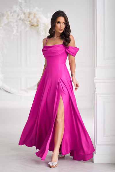 Sukienka Model 330-07 Fuksja - Bicotone — zdjęcie 2