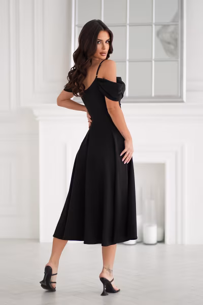 Sukienka Model 325-06 Black - Bicotone — zdjęcie 3