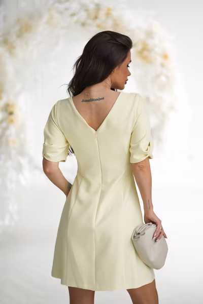 Sukienka Model 326-14 Yellow - Bicotone — zdjęcie 3