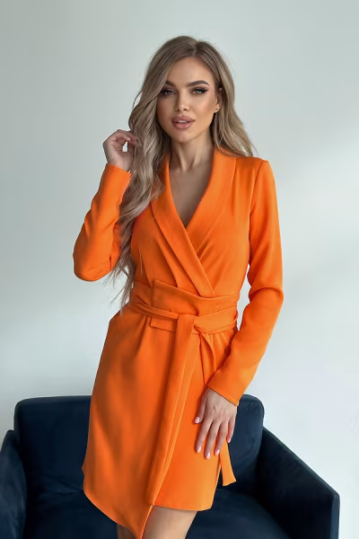 Sukienka Model 242-14 Orange - Bicotone — zdjęcie 1