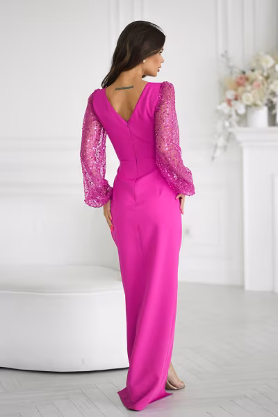 Sukienka Model 314-07 Fuksja - Bicotone — zdjęcie 2