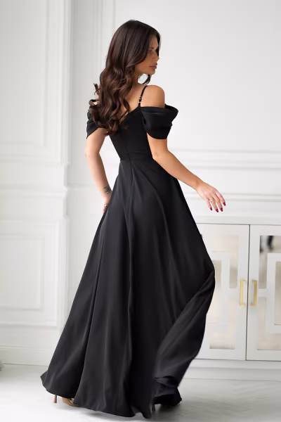 Sukienka Model 320-06 Black - Bicotone — zdjęcie 2