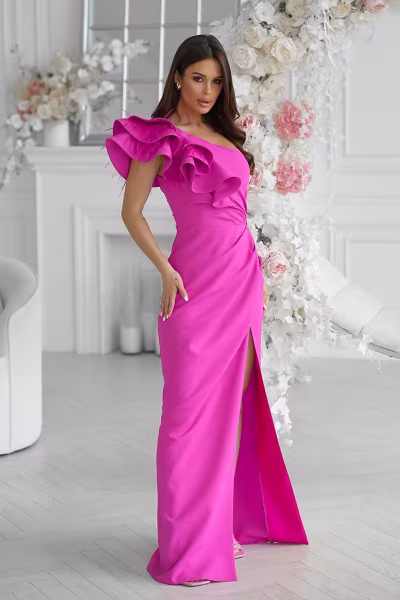 Sukienka Model 313-07 Fuksja - Bicotone — zdjęcie 1