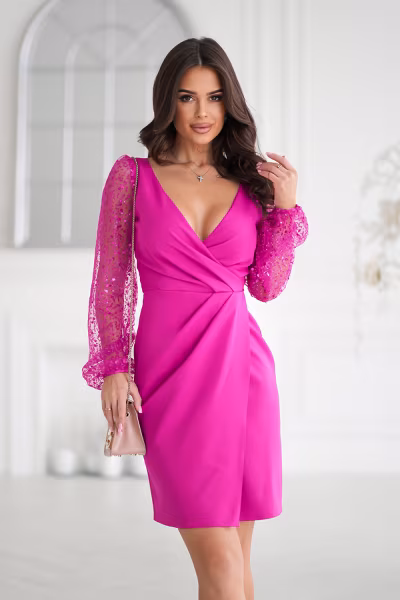 Sukienka Model 324-07 Fuksja - Bicotone — zdjęcie 1