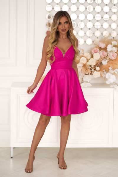 Sukienka Model 340-07 Fuksja - Bicotone — zdjęcie 1