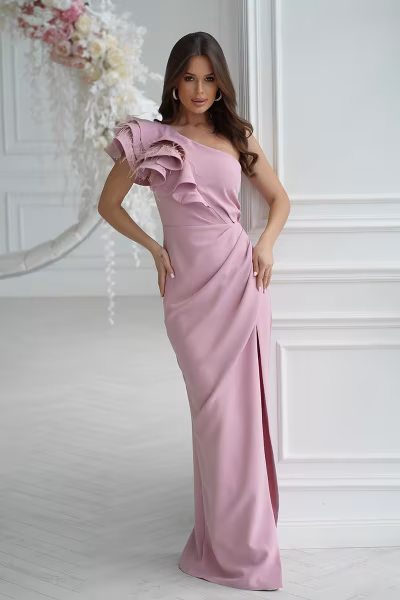Sukienka Model 313-20 Dirty Pink - Bicotone — zdjęcie 2
