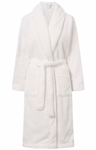 Szlafrok Damski Model Magnolia 168760 Cream - Momenti Per Me — zdjęcie 3