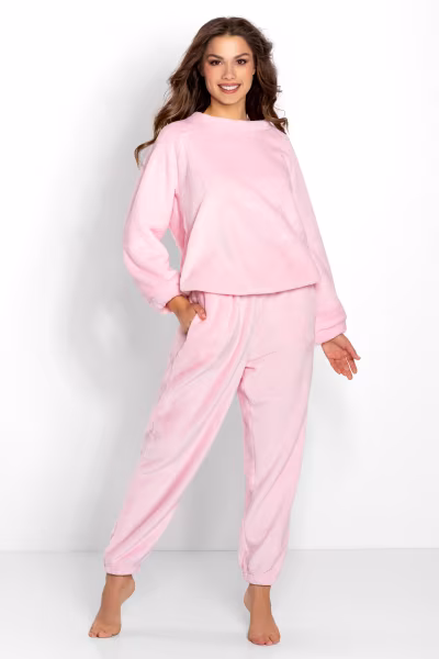 Spodnie Dres Damski Model Kimberly 178895 Pink - Momenti Per Me — zdjęcie 1
