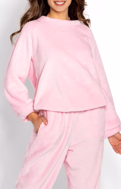 Spodnie Dres Damski Model Kimberly 178895 Pink - Momenti Per Me — zdjęcie 3