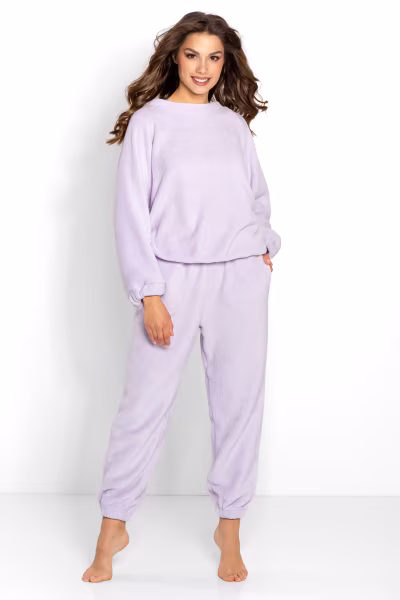 Spodnie Dres Damski Model Vivi 178896 Lila - Momenti Per Me — zdjęcie 1