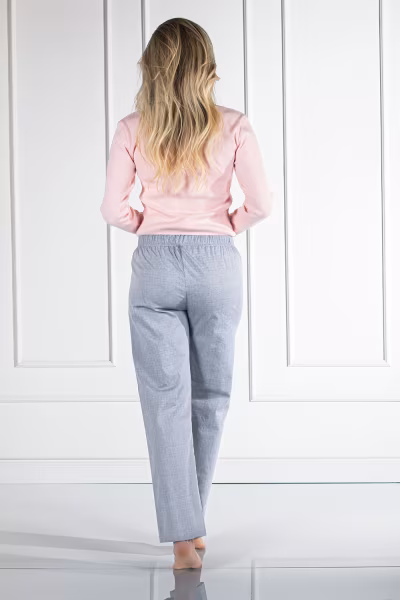 Piżama Damska Model Linda 179489 Pink/Grey - Momenti Per Me — zdjęcie 2