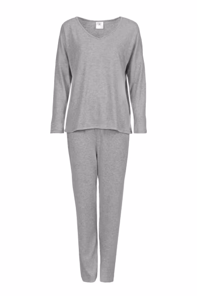 Piżama Komplet Model Comfort Zone 213205 Grey - Momenti Per Me — zdjęcie 1