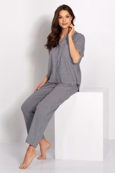 Piżama Damska Model Serenity 179483 lack - Momenti Per Me — zdjęcie 2