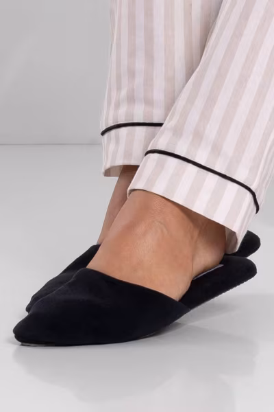 Kapcie Damskie Model Momenti 223878 Black - Momenti Per Me — zdjęcie 1