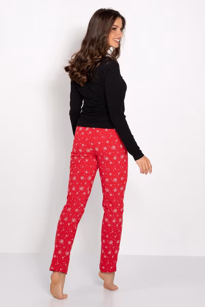 Piżama Damska Model Christmas Time 217701 Red - Momenti Per Me — zdjęcie 2
