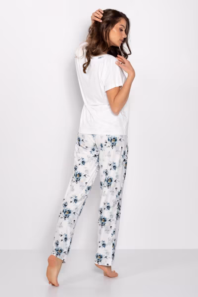 Piżama Damska Model Lucy 170003 White - Momenti Per Me — zdjęcie 2