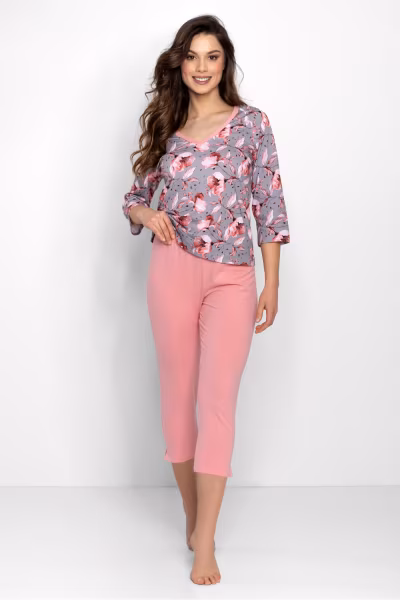Piżama Damska Model Everyday 223866 Peach - Momenti Per Me — zdjęcie 1