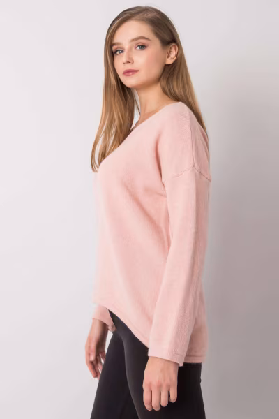 Sweter Damski Model TW-SW-BI-9802.25X Light Pink - Och Bella — zdjęcie 3