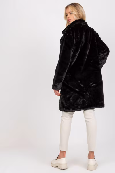 Płaszcz Model TW-PL-2118.95P Black - Och Bella — zdjęcie 3