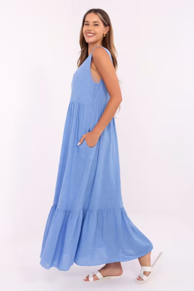 Sukienka Model TW-SK-BI-28007.63 Blue - Och Bella — zdjęcie 2