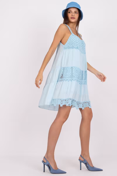 Sukienka Model TW-SK-BI-81593.28 Light Blue - Och Bella — zdjęcie 2