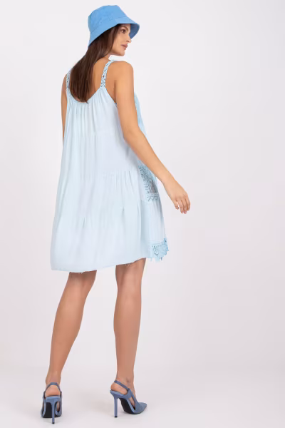 Sukienka Model TW-SK-BI-81593.28 Light Blue - Och Bella — zdjęcie 3