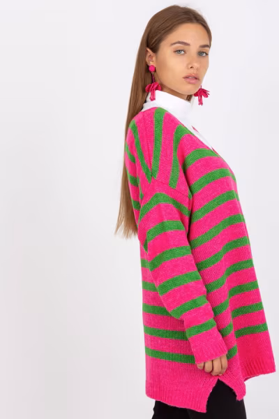Sweter Damski Model TW-SW-BI-M59.25 Pink - Och Bella — zdjęcie 2