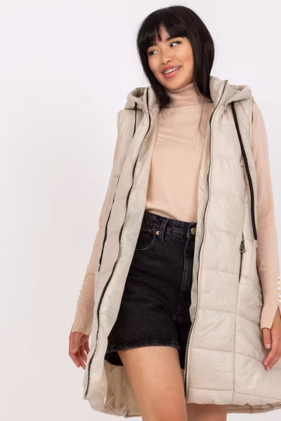 Kamizelka Model TW-KZ-BI-82019.09 Light Beige - Och Bella — zdjęcie 1