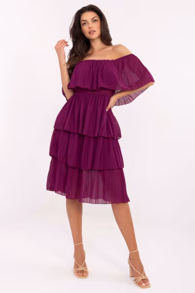 Sukienka Model TW-SK-BI-2120.69 Violet - Och Bella — zdjęcie 1