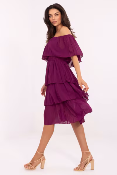 Sukienka Model TW-SK-BI-2120.69 Violet - Och Bella — zdjęcie 2